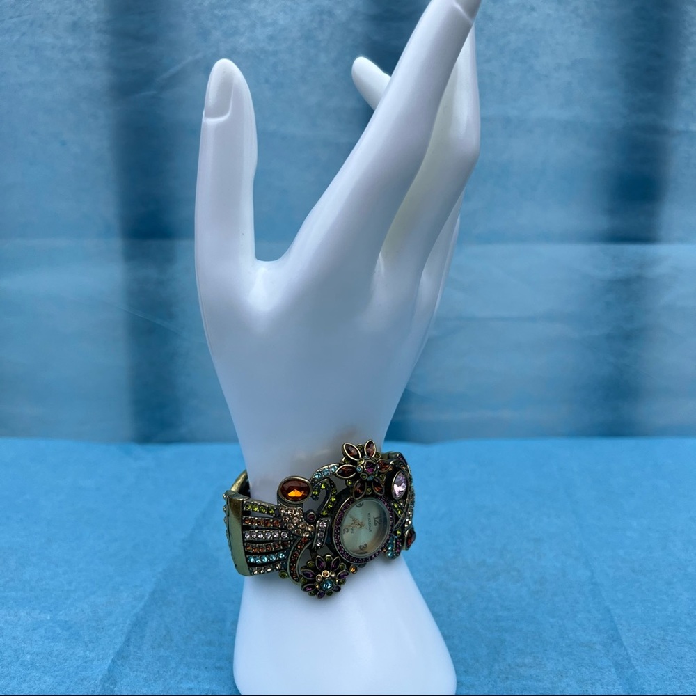 Heidi Daus Crystal Flower Garden Watch - Picture 9 of 10